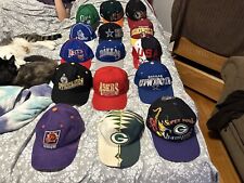 Vintage 90s SnapBack Lot Of 11 Hats And 9 Are Big Logos picture