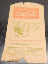 1930s Coca-Cola No-Drip Bottle Protector - some damage-see photos picture