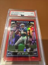 2006 tops chrome tom brady red refractor #106 picture