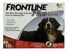 FRONTLINE Plus Flea and Tick Treatment for Extra Large Dogs - 6 Doses 89-132 lbs picture