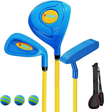 PGM Children's Golf Club Set - Can Hit Real Balls, Includes Wood, Iron, and  picture