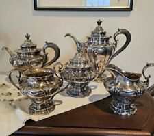 Vintage Pairpoint 1920's. Tea Coffee 5pc Set Sterling Silver Plated # 378  picture