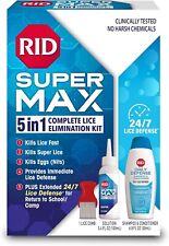 Super Max 5in1 Complete Lice Treatment Kit Super Lice & Eggs EXP 05/2024 picture