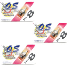 New O.S. #8 Glow Plug 3 Pack picture