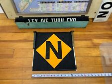 R27/30 1984 NY NYC SUBWAY ROLL SIGN RARE N LINE BROOKLYN BROADWAY CONEY ISLAND picture