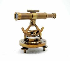 Vintage Compass Survey Instrument Brass Theodolite Alidade Transit Telescope  picture