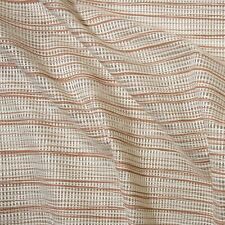 Trinidad/Flesh | Mid Century Atomic Modern Leno Weave Drapery Fabric picture