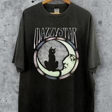 Mazzy Star Moon and Cat Tee, 90s Alt Rock Hope Sandoval Unisex Tshirt KH3326 picture