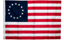 3x5 Embroidered Betsy Ross USA 200D Sewn Nylon Flag 5x3 Flag Banner (B4L) picture