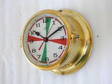Vintage Schatz Royal Mariner Wall Clock Nautical Brass Slave Ship Germany Clock picture