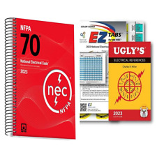 2023 NEC Code Book (Spiralbound) NFPA70 NEC +2023 Ugly'S Electrical Ref (Spiral) picture