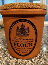 ORIGINAL Mr. Brannam’s Celebrated Flour Terracotta Rustic Canister Jar with lid picture