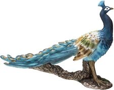 Pacific Giftware Realistic Animal Beautiful Peacock  Resin Figurine #13637 picture