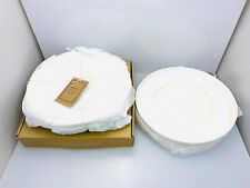 Rara Set of 4 White 11in Ceramic Dinner Plates picture