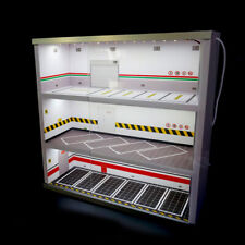 1:64 3-Layer Diecast Car Model Display Cabinet Parking Lot Case w/ LED Light picture