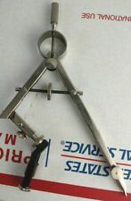Vintage Geotec Compass Tool Made In Japan Drawing Drafting Metal Adjustable used picture
