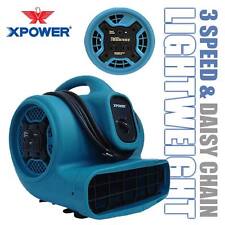 XPOWER X-400A 1600 CFM 1/4 HP Air Mover Blower Carpet Dryer Floor Fan w/ Outlets picture