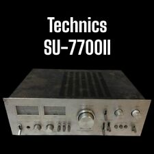 Technics SU-7700II Silver Stereo 100V Premain Amplifier Power-Confirmed only JPN picture