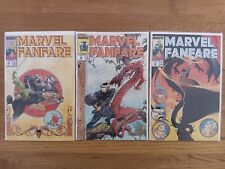 Marvel Fanfare # 34 35 37 Lot of 3 Charles Vess Painted Issues Thor Loki  picture