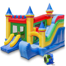 Commercial Castle Bounce House Jumper and Slide w/ Blower - 100% PVC Inflatable picture