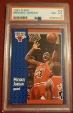 1991 Fleer Michael Jordan #29 PSA 8 NM-MT HOF Chicago Bulls picture