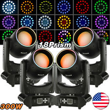 300W LED 18Prism Moving Head Light Beam Stage DMX Spot Disco Party DJ Lighting picture