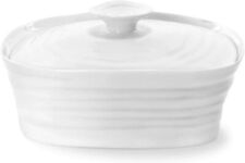 Portmeirion Sophie Conran White Covered Butter Dish picture