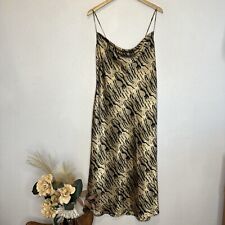 Expressions By California Dynasty Slip Dress Women’s Large Vintage Animal Print picture