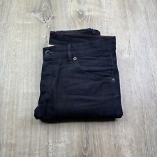 RALEIGH DENIM Jeans Mens 30x33 Martin Slim Taper Fit Selvedge Raw Dark Indigo picture