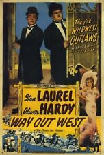 396738 WAY OUT WEST Film Oliver Hardy Rosina Lawrence James WALL PRINT POSTER CA picture