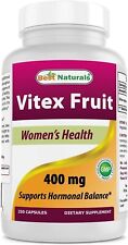 Best Naturals Vitex Fruit (Chasteberry) 400 mg 250 Capsules picture