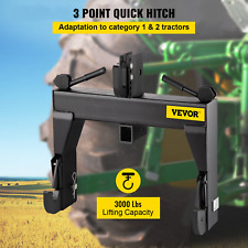 VEVOR 3-Point Quick Hitch, 3000 LBS Lifting Capacity Tractor Quick Hitch, 28.31