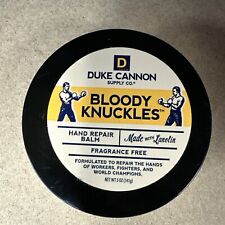 Duke Cannon Hand Cream Bloody Knuckles Hand Repair Balm Large 5oz Size Premium picture