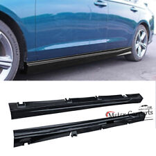 Gloss Black For 11th 2023 2024 Honda Accord Side Skirts Panel Extension Bodykit picture