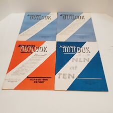 Lot of 4 Vintage Nursing Outlook Monthly Publications From 1954 1957 1961 1962  picture