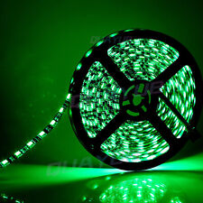 Bright 12V 16.4ft Green 2835 RGB Waterproof SMD 300 LED Flexible Strip light USA picture