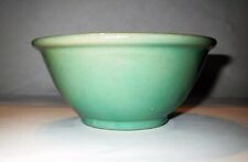 Antique Chinese Qing Dynasty GREEN GLAZE - CELADON POTTERY BOWL picture