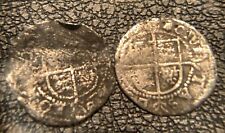 Elizabeth I  Silver Hammered Penny,  2 of them 1558-1603 picture