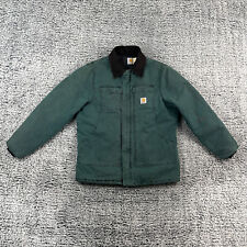 Vintage Carhartt Jacket Mens Large Hunter Green Arctic Quilt Lined Union USA C26 picture