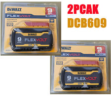 2 PACK New Dewalt DCB609 20V/60V MAX Flexvolt 9 Ah Lithium Ion Battery picture