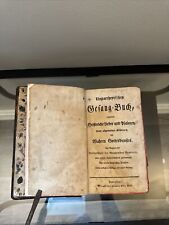RARE antique 1808 Family HOLY BIBLE NEW TESTAMENT GERMAN PENNSYLVANIA BILLMEYER  picture