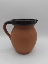 Vintage Royal Barum Ware  by C. H. Brannam England Small Red Clay Pitcher  picture