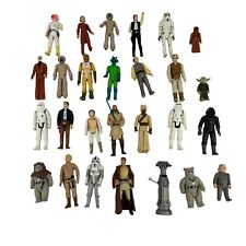 Vintage Lot of 27 Kenner GMFGI 70s 80s Star Wars Action Figures Luke Greedo Leia picture