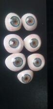 10PC Eyes Human Prosthetic Eye ~ Antique Artificial Eyes Multi Blue Colour picture