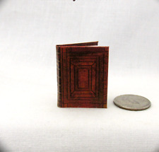 GUTENBERG ILLUMINATED BIBLE 1:12 Scale Miniature Book Latin Manuscript picture