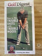 Golf Digest, How To Hit Trouble Shots With Trouble Woods, John Elliot, VHS NEW picture
