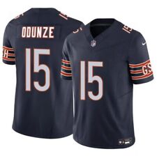 Chicago Bears #15 Rome Odunze Men's Navy 2024 Vapor Stitched Jersey picture