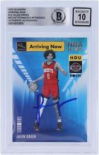 Autographed Jalen Green Rockets Basketball Slabbed Card picture