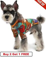 Pet Dog Shirt For Hip hop Cool Style Pure Cotton Texture Breathable Elastic US  picture