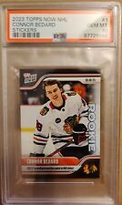 PSA 10 Connor Bedard 2023 Topps Now NHL Stickers #1 Rookie First Topps Gem Mint picture